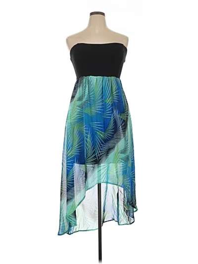 Pre-owned No Boundaries Cocktail Dress In Blue