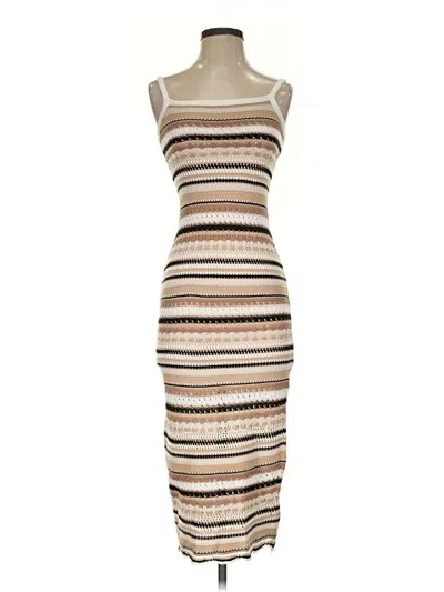 Pre-owned No Boundaries Cocktail Dress In Brown