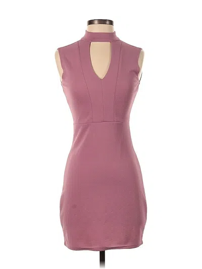 Pre-owned No Boundaries Cocktail Dress In Burgundy