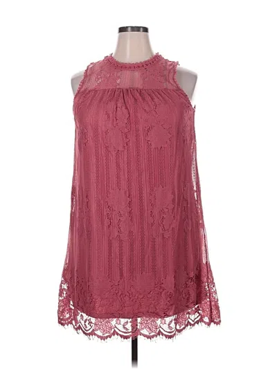 Pre-owned No Boundaries Cocktail Dress In Burgundy