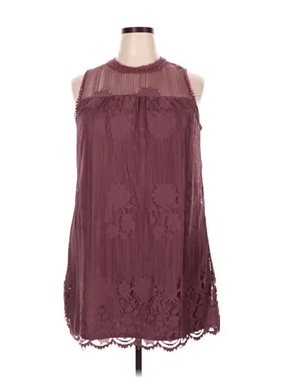 Pre-owned No Boundaries Cocktail Dress In Burgundy
