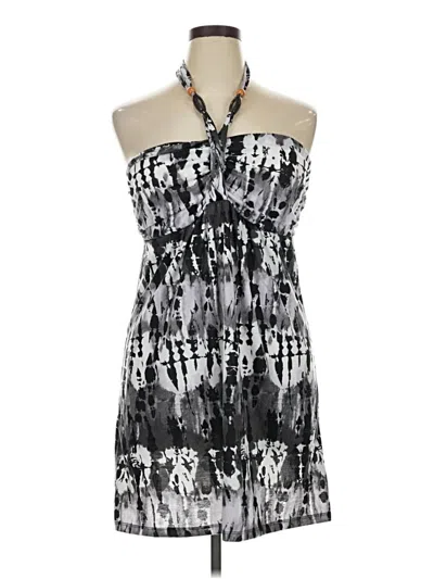 Pre-owned No Boundaries Cocktail Dress In Gray