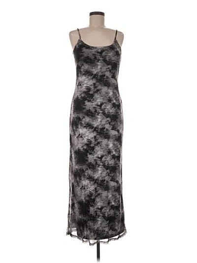 Pre-owned No Boundaries Cocktail Dress In Gray