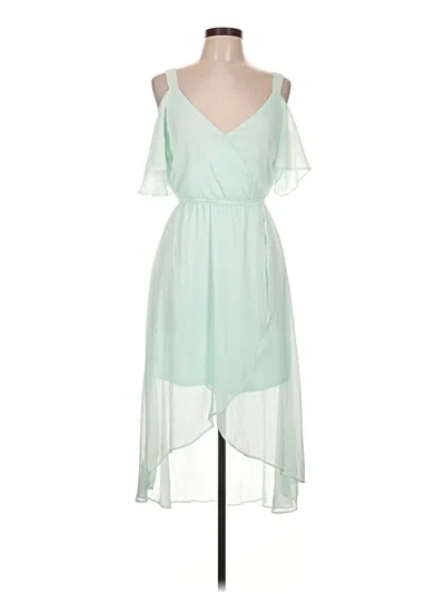 Pre-owned No Boundaries Cocktail Dress In Green