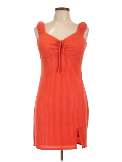 No Boundaries Cocktail Dress In Orange