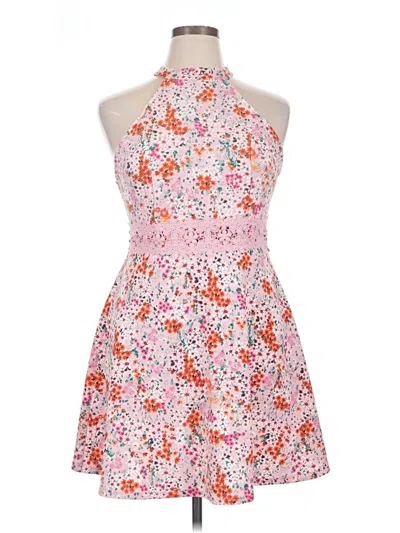 Pre-owned No Boundaries Cocktail Dress In Pink
