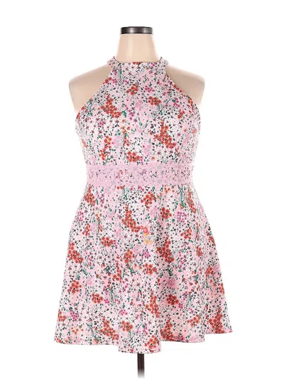 Pre-owned No Boundaries Cocktail Dress In Pink