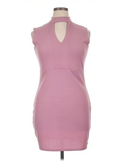 Pre-owned No Boundaries Cocktail Dress In Pink