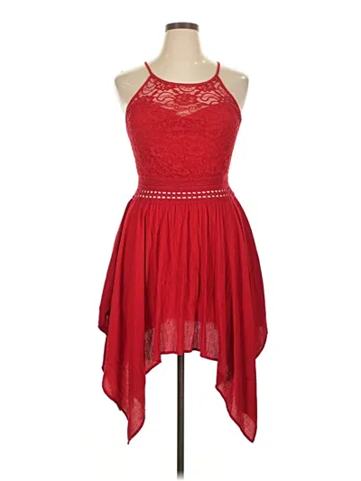 Pre-owned No Boundaries Cocktail Dress In Red