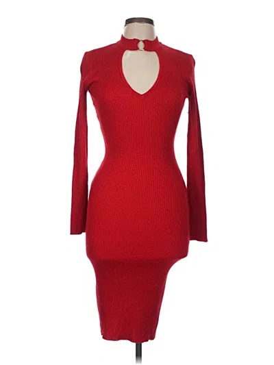 Pre-owned No Boundaries Cocktail Dress In Red