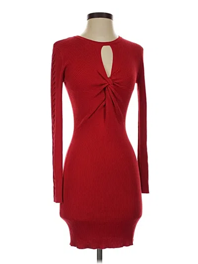 Pre-owned No Boundaries Cocktail Dress In Red