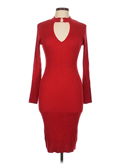 Pre-owned No Boundaries Cocktail Dress In Red
