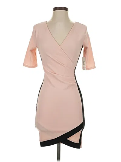 Pre-owned No Boundaries Cocktail Dress In Tan