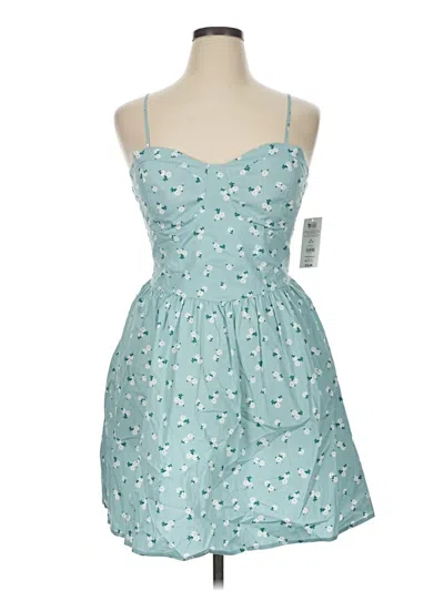 No Boundaries Cocktail Dress In Teal