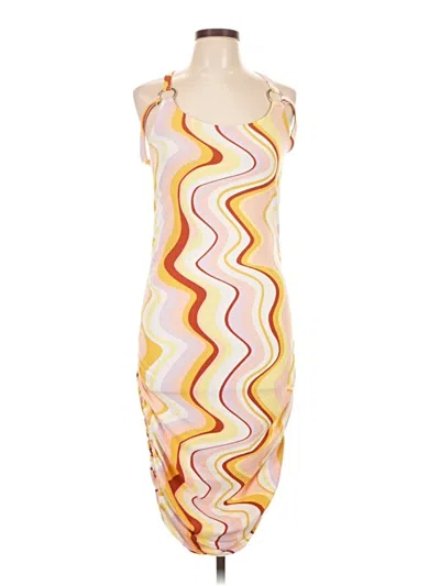 Pre-owned No Boundaries Cocktail Dress In Yellow