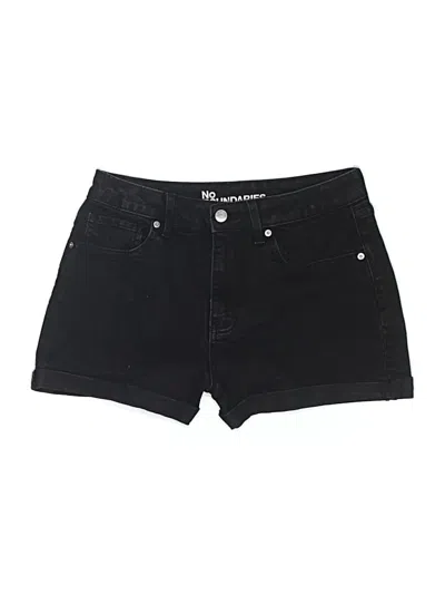 Pre-owned No Boundaries Denim Shorts In Black