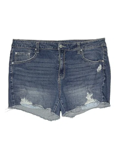Pre-owned No Boundaries Denim Shorts In Blue