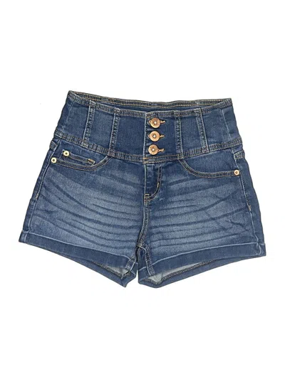 Pre-owned No Boundaries Denim Shorts In Blue