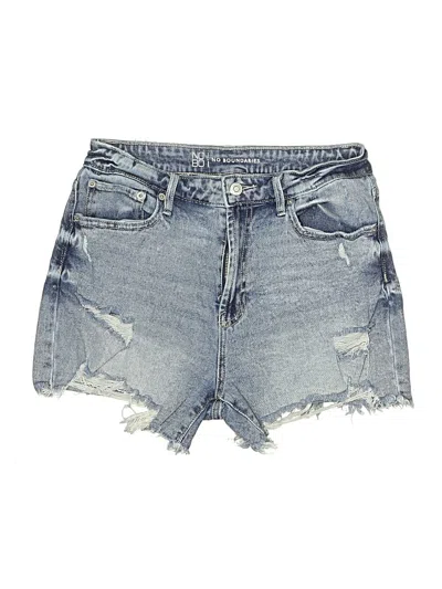 Pre-owned No Boundaries Denim Shorts In Blue