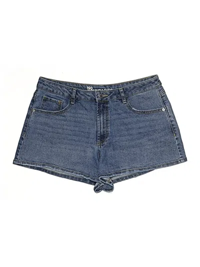 Pre-owned No Boundaries Denim Shorts In Blue
