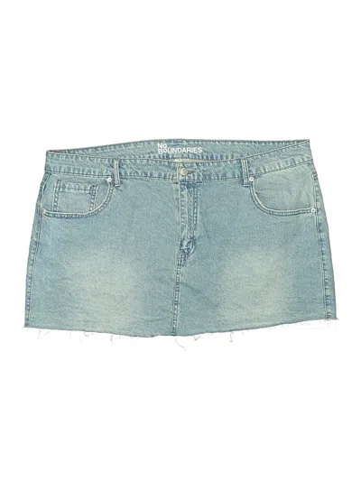 Pre-owned No Boundaries Denim Shorts In Blue