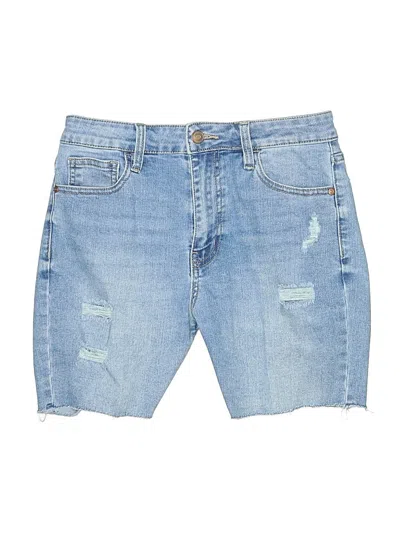 Pre-owned No Boundaries Denim Shorts In Blue