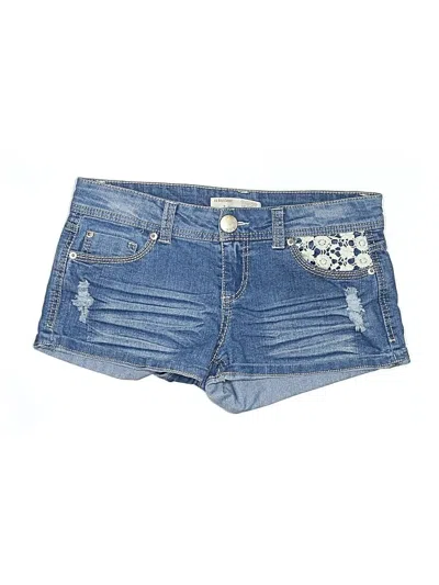 Pre-owned No Boundaries Denim Shorts In Blue