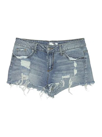 Pre-owned No Boundaries Denim Shorts In Blue