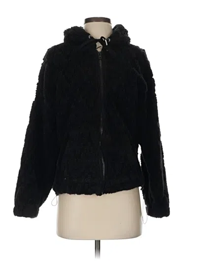 Pre-owned No Boundaries Faux Fur Jacket In Black