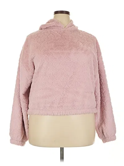 Pre-owned No Boundaries Faux Fur Jacket In Pink