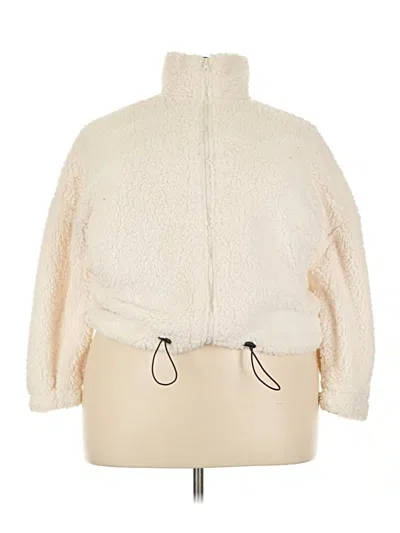 Pre-owned No Boundaries Faux Fur Jacket In White