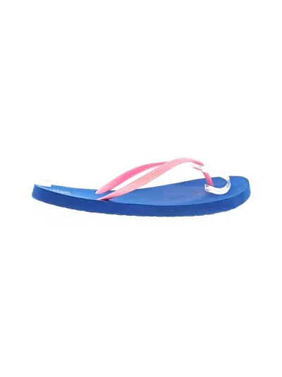 Pre-owned No Boundaries Flip Flops In Pink