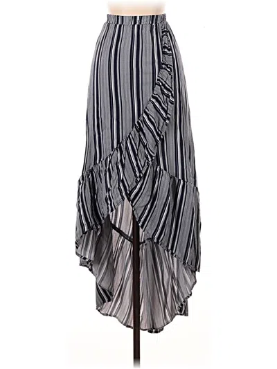 Pre-owned No Boundaries Formal Skirt In Silver