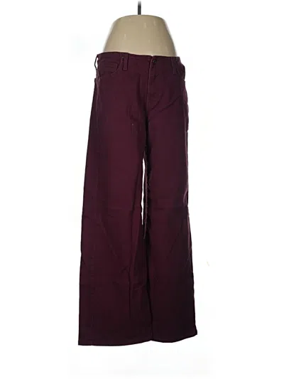 Pre-owned No Boundaries Jeans In Burgundy