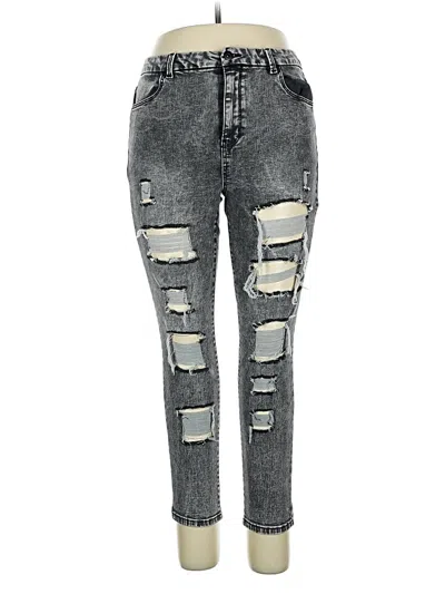 Pre-owned No Boundaries Jeans In Gray