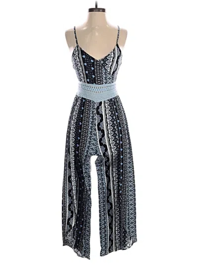 Pre-owned No Boundaries Jumpsuit In Blue