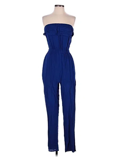 Pre-owned No Boundaries Jumpsuit In Blue