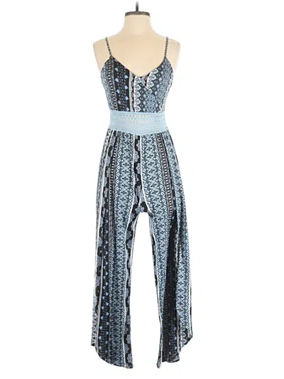 Pre-owned No Boundaries Jumpsuit In Blue