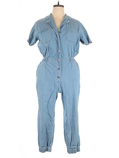 Pre-owned No Boundaries Jumpsuit In Blue