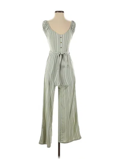 Pre-owned No Boundaries Jumpsuit In Gray