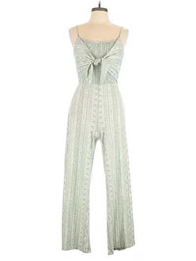 Pre-owned No Boundaries Jumpsuit In Green