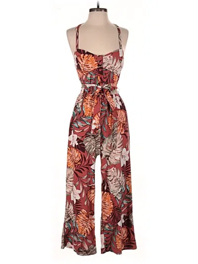 Pre-owned No Boundaries Jumpsuit In Red