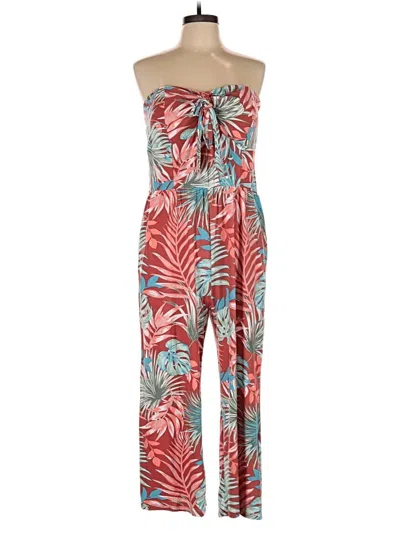 Pre-owned No Boundaries Jumpsuit In Red