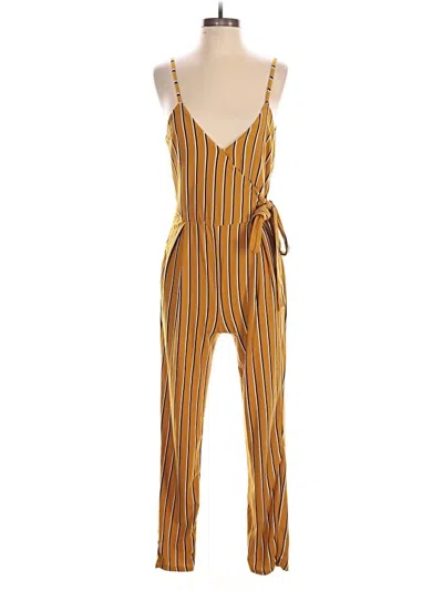 Pre-owned No Boundaries Jumpsuit In Yellow