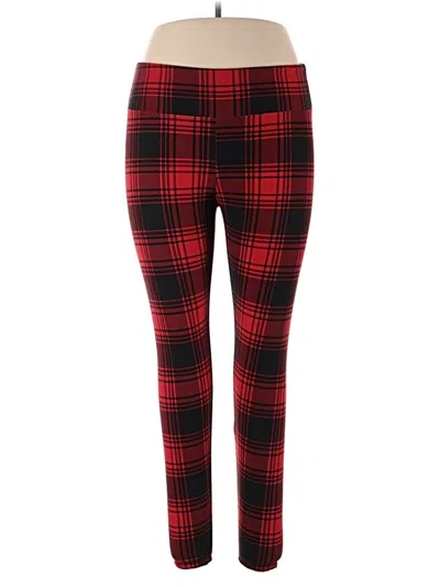 Pre-owned No Boundaries Leggings In Red