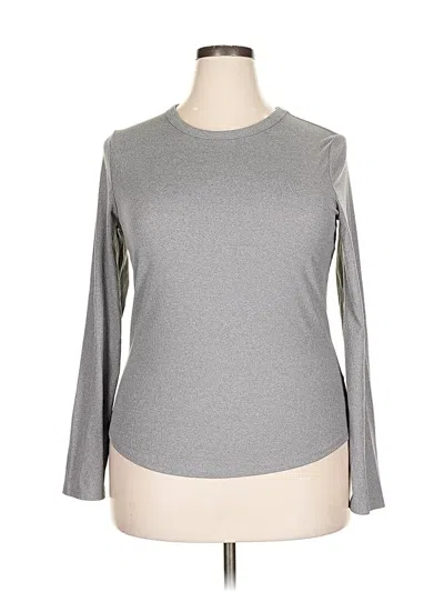 Pre-owned No Boundaries Long Sleeve T-shirt In Gray