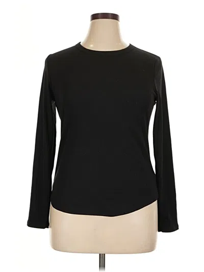 Pre-owned No Boundaries Long Sleeve Top Black Turtleneck Tops