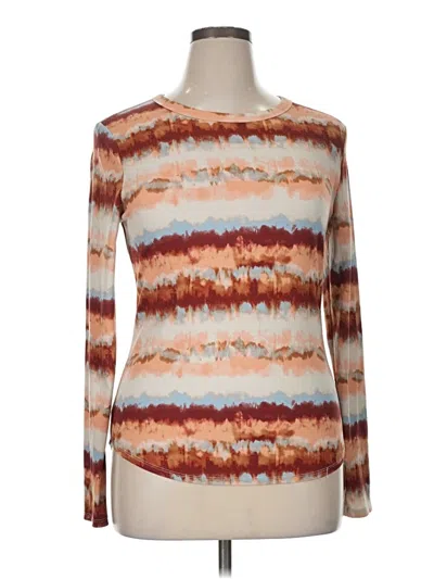 Pre-owned No Boundaries Long Sleeve T-shirt In Brown