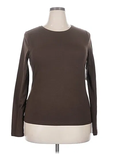 Pre-owned No Boundaries Long Sleeve T-shirt In Brown
