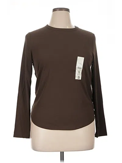 No Boundaries Long Sleeve T-shirt In Black